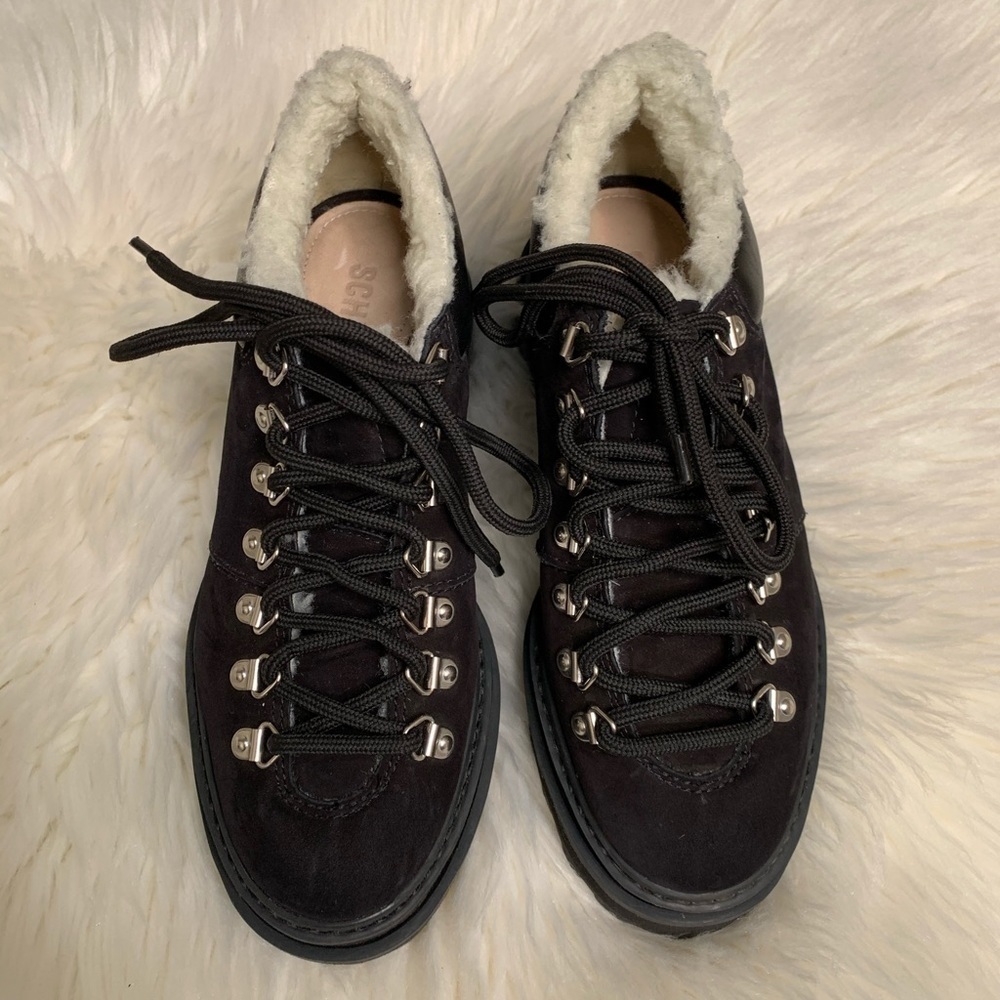 Schutz
LucilleFauxShearling-LinedSuedeHiking Boots - Picture 9 of 13